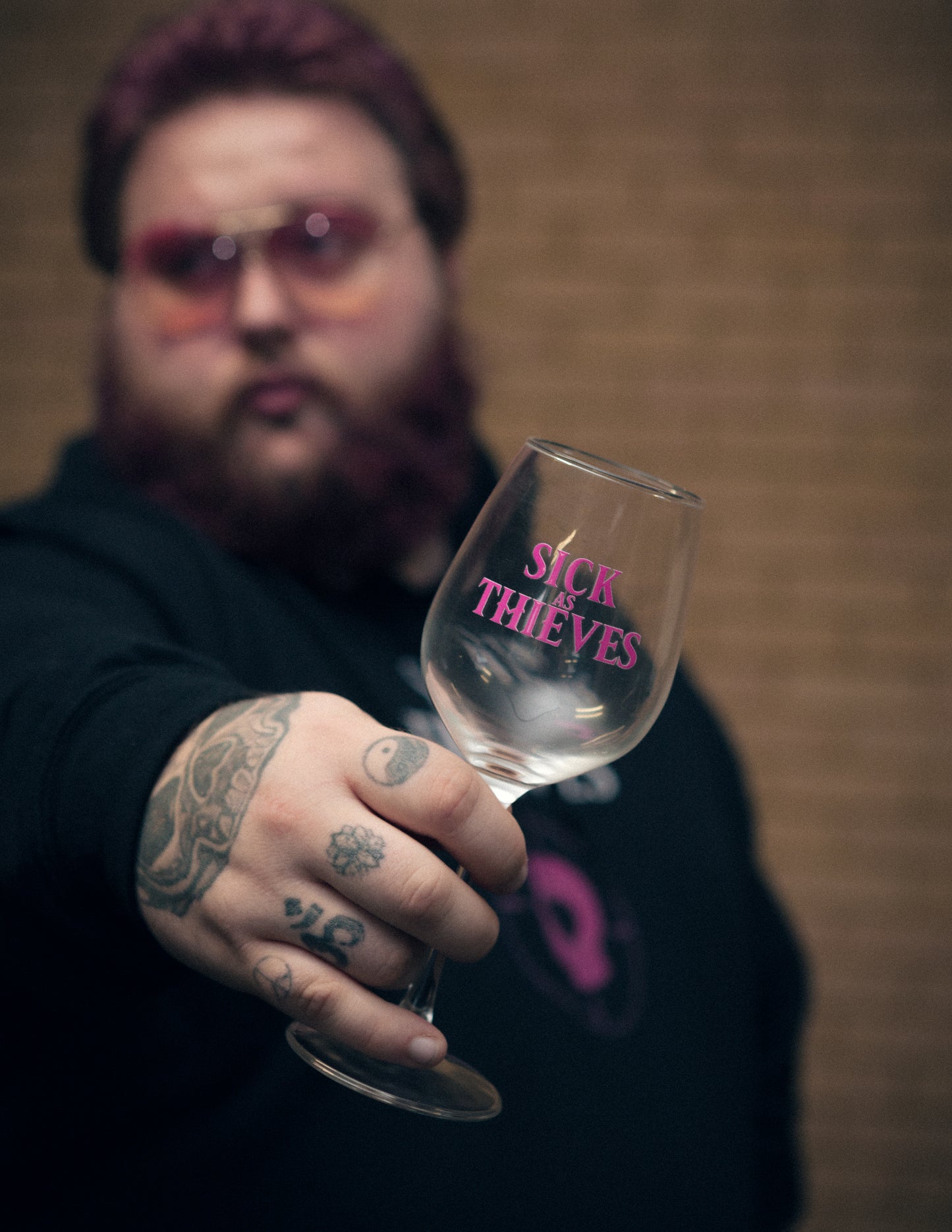 The Sick As Thieves “Don’t ‘Wine’d Me Up” Wine Glass