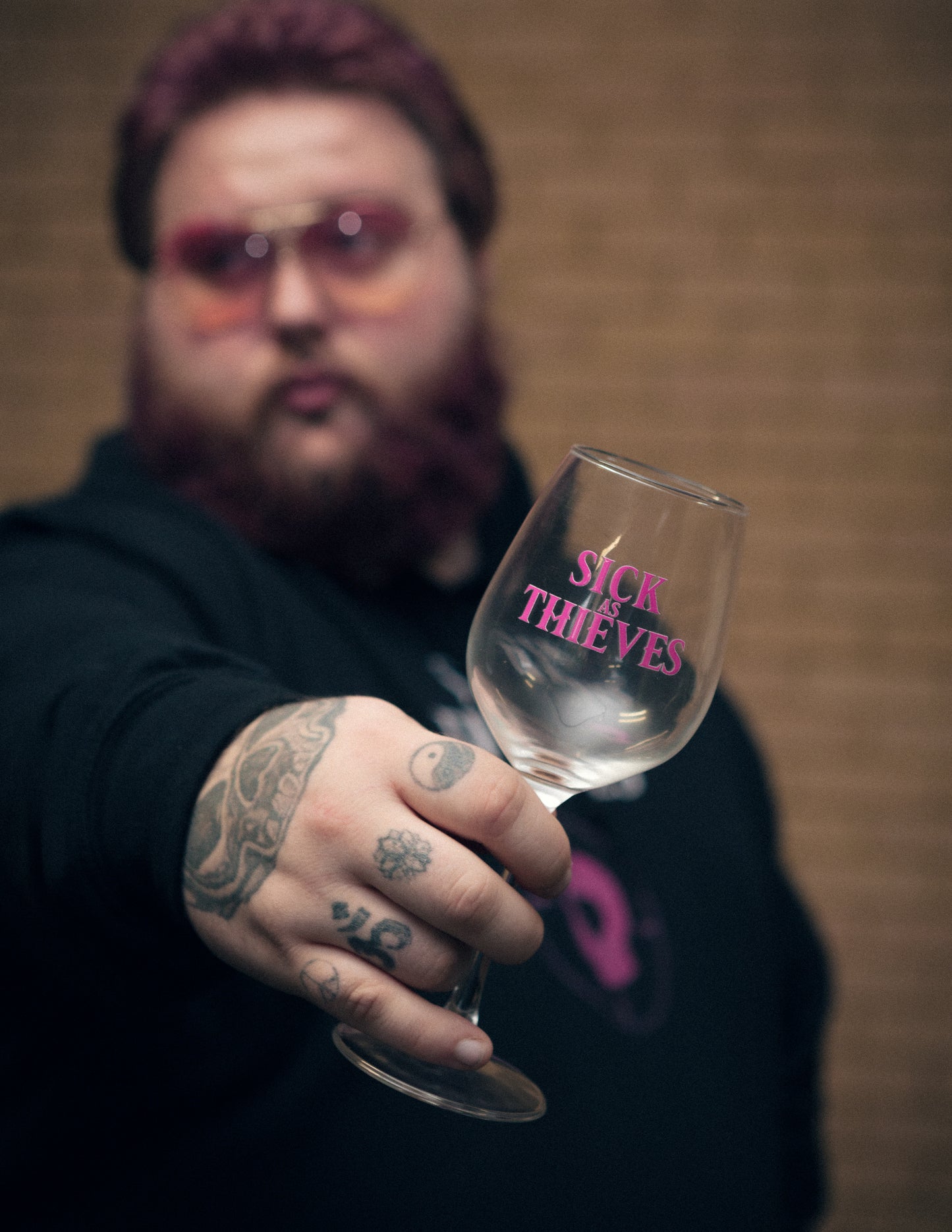 The Sick As Thieves “Don’t ‘Wine’d Me Up” Wine Glass